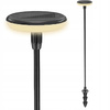 Lampa Solarna Ogrodowa LED Wbijana Stojąca Słupek 78cm 4000K IP64 z Czujnikiem Zmierzchu
