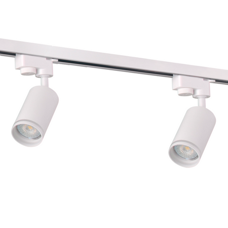 Zestaw Szynowy Szynoprzewód Szyna Listwa 1-Fazowa + 3x Reflektor GU10 Biała PARIS Sanico Goldlux