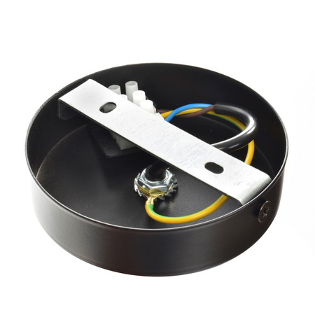 Lampa Ścienna Kinkiet MONZA Czarna Złota 1xG9 Milagro