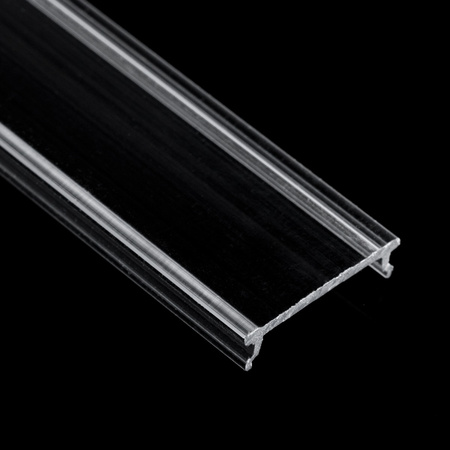 Klosz Przesłona do Profilu Natynkowego KM38 Przezroczysta Transparentna 1m