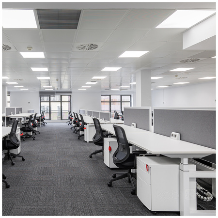 Panel LED Natynkowy 40W 5200lm 90° CCT Kaseton Biały 60x60cm Capri Pro Kobi