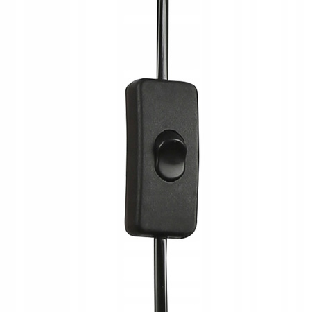 Lampa Ścienna Reflektor Kinkiet Spot E27 Ruchomy Czarny Elza Masterled