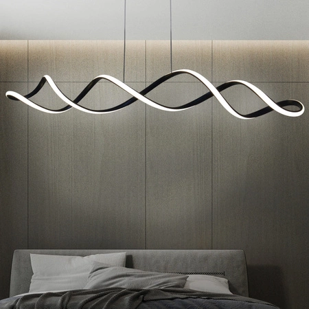 Lampa Sufitowa LED Wisząca Zwis 43W 6300lm 4000K Neutralna 120° Czarna INFINITO Sanico Goldlux