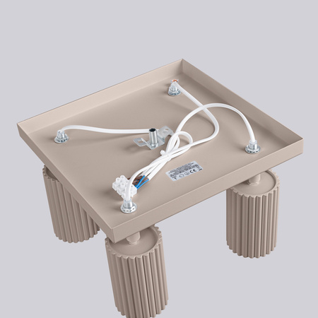 Lampa Sufitowa Plafon 4x GU10 Aluminiowa Taupe Karbon Deep Space SL.1769 Sollux