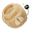 Lampa Wisząca Dekoracyjna Zwis Bambusowa E27 Boho Bonn Kobi