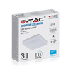 Plafon LED Lampa Sufitowa 25W 3000K 2500lm SAMSUNG CHIP Kwadratowa VT-8066 V-TAC