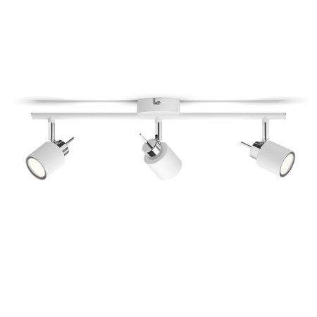 Lampa Sufitowa Reflektor Natynkowy 3x GU10 Biała Meranti Philips