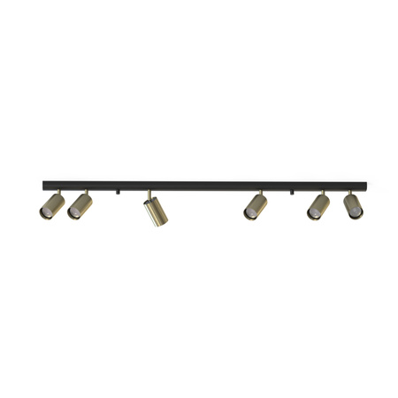 Lampa Sufitowa Oprawa Natynkowa Reflektor Punktowa 6x GU10 Złota Nowoczesna EYE SPOT 8819 Nowodvorski