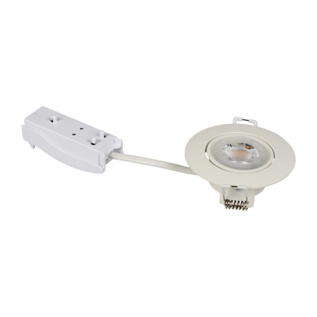 Oprawa Sufitowa Podtynkowa LED FIZU DOWNLIGHT 4.8W 3000K IP20 Ruchoma Biała KANLUX