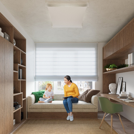 Lampa Sufitowa Oprawa Natynkowa 6x G13 Plafon Prostokątna Biała Minimalistyczna Luna Sollux