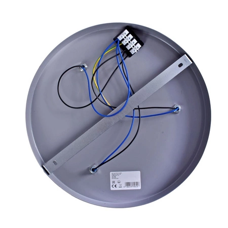 Lampa dziecięca sufitowa szara Żyrandol dla dzieci Gwiazdki STAR 3x E27 Metal i kryształki Milagro