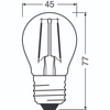 Żarówka LED P45 Kulka E27 4W = 40W 470lm 6500K Zimna 300° Retrofit Filament CLASSIC Osram