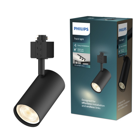 Reflektor Szynowy Lampa na Szynę Oświetleniową Szynoprzewód LED GU10 Czarna EasyLink Zilo Philips