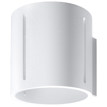Lampa Ścienna Kinkiet Tuba G9 Cylindryczna Biała Nowoczesna Inez Sollux