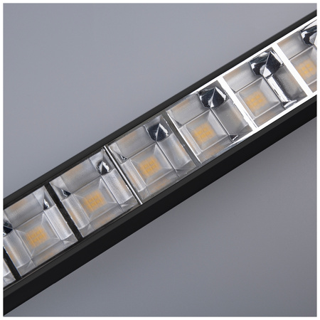 Lampa LED Oprawa Liniowa Sufitowa 30W 3300lm CCT Czarna Koline Kobi