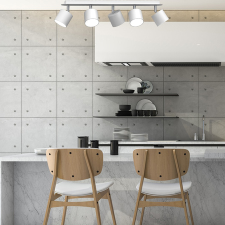 Lampa Sufitowa DIXIE Biała 5xGX53 Ruchoma Milagro