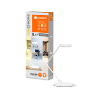 Lampa Stołowa Biurkowa Nocna LED 15W 600lm CCT Ściemnialna Dotykowa Biały SMART+ ZigBee Desk Ledvance