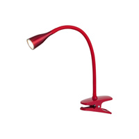 Lampa Stołowa Biurkowa Nocna 4.5W 330lm 3000K Bordowy Nowoczesny Jeff 4198 Rabalux