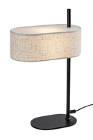 Lampa Stołowa Biurkowa Nocna E14 Czarny Skandynawski Narmin Rabalux