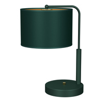 Lampa Stołowa VERDE Zielona 1xE27 Biurkowa Nocna Milagro