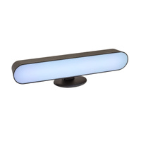 Lampa Stołowa Biurkowa Nocna Ruchoma 3W Ściemnialna Pilot RGB Czarny Parker Rabalux