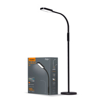 Lampa Podłogowa LED 12W 1280lm 5500K Zimna Czarna Ściemnialna TOKYO Videx