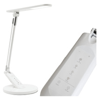 Lampka Biurkowa LED Stołowa 7W 400lm CCT 120° Biała Ściemnialna Optimum Sanico Goldlux