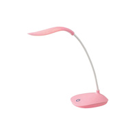 Lampa Stołowa Biurkowa Nocna 2W 165lm 4000K Ściemnialna Różowy Minimalistyczny Bedi Rabalux