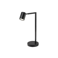 Lampa Stołowa Biurkowa Nocna GU10 Czarny Nowoczesny Karter Rabalux