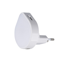 Lampka do Gniazdka Nocna LED Wtykowa Ozdobna 0.5W 30lm 3000K Ciepła Biała Ulov Kanlux