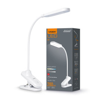 Lampka Biurkowa LED 6W 370lm 5500K Zimna Biała Ściemnialna HELSINKI Videx