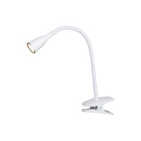 Lampa Stołowa Biurkowa Nocna 4.5W 330lm 3000K Biały Nowoczesny Jeff 4196 Rabalux