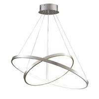 Lampa Sufitowa LED Wisząca Zwis 35W 4600lm 4000K Neutralna 120° Srebrna LEA Sanico Goldlux