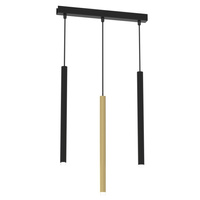 Lampa Wisząca Sufitowa MONZA Mosiądz 3xG9 max 8W LED Milagro