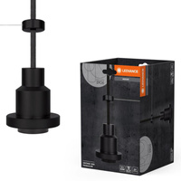 Lampa Wisząca Zawiesie z Oprawką E27 20cm Aluminium Czarna Vintage PenduLum LEDVANCE