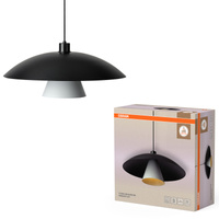 Lampa Sufitowa Wisząca Dekoracyjna E27 Czarna Biała Decor Flying Mushroom Pendant Osram