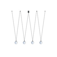 Lampa Sufitowa Wisząca 4x G9 Czarna Nowoczesna SLING 10354 Nowodvorski