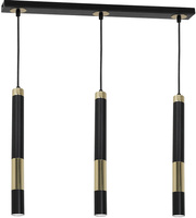 Lampa wisząca czarno-złota MiLAGRO DALLAS + 3xGU10 3W LED