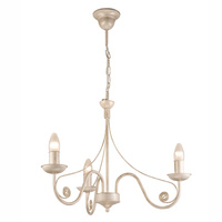 Lampa Wisząca Sufitowa DONATO 3xE14 Biała LM-3.29 Lamkur