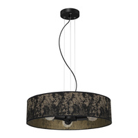 Lampa Wisząca Sufitowa SATINO Złota 3xE27 Milagro