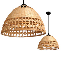 Lampa Wisząca Dekoracyjna Zwis Bambusowa E27 Boho Bayos Kobi