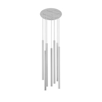 Lampa Sufitowa Wisząca 7x G9 Biała Nowoczesna LASER 490 8918 Nowodvorski