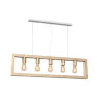 Lampa Wisząca Sufitowa MACK 5xE27 Milagro