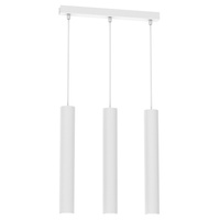 Lampa Wisząca Sufitowa HUDSON Biała 3xGU10 Listwa Milagro