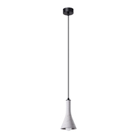 Lampa Sufitowa Wisząca Zwis E14 Żyrandol Geometryczna Szara Nowoczesna Rea Sollux
