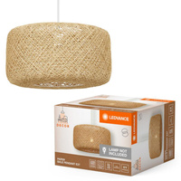 Lampa Sufitowa Wisząca Dekoracyjna E27 Zwis Beżowy Decor Ledvance