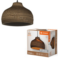 Lampa Sufitowa Wisząca Dekoracyjna E27 Zwis Brązowy Karton Decor Ledvance