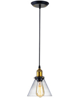 Lampa wisząca sufitowa szklana retro vintage loft E27 Volteno Milo B