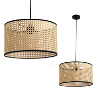 Lampa Wisząca Dekoracyjna Zwis Bambusowa E27 Boho Renni Kobi