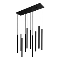 Lampa Sufitowa Wisząca 10x G9 Czarna Nowoczesna LASER 490 8923 Nowodvorski